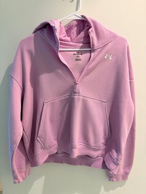 Under Armour Lavender Half-Zip Hoodie Sweatshirt
